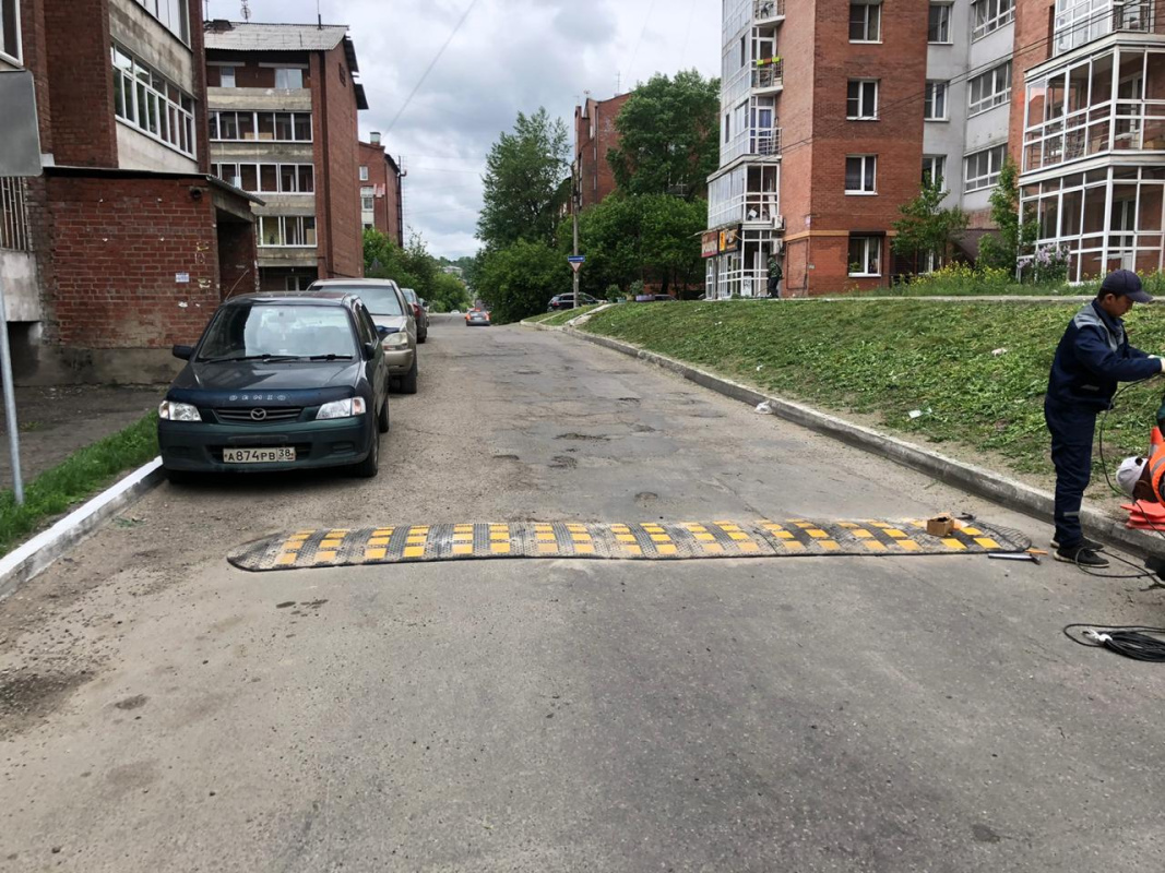 Завершение монтажа ИДН на дорожное полотно, г. Иркутск